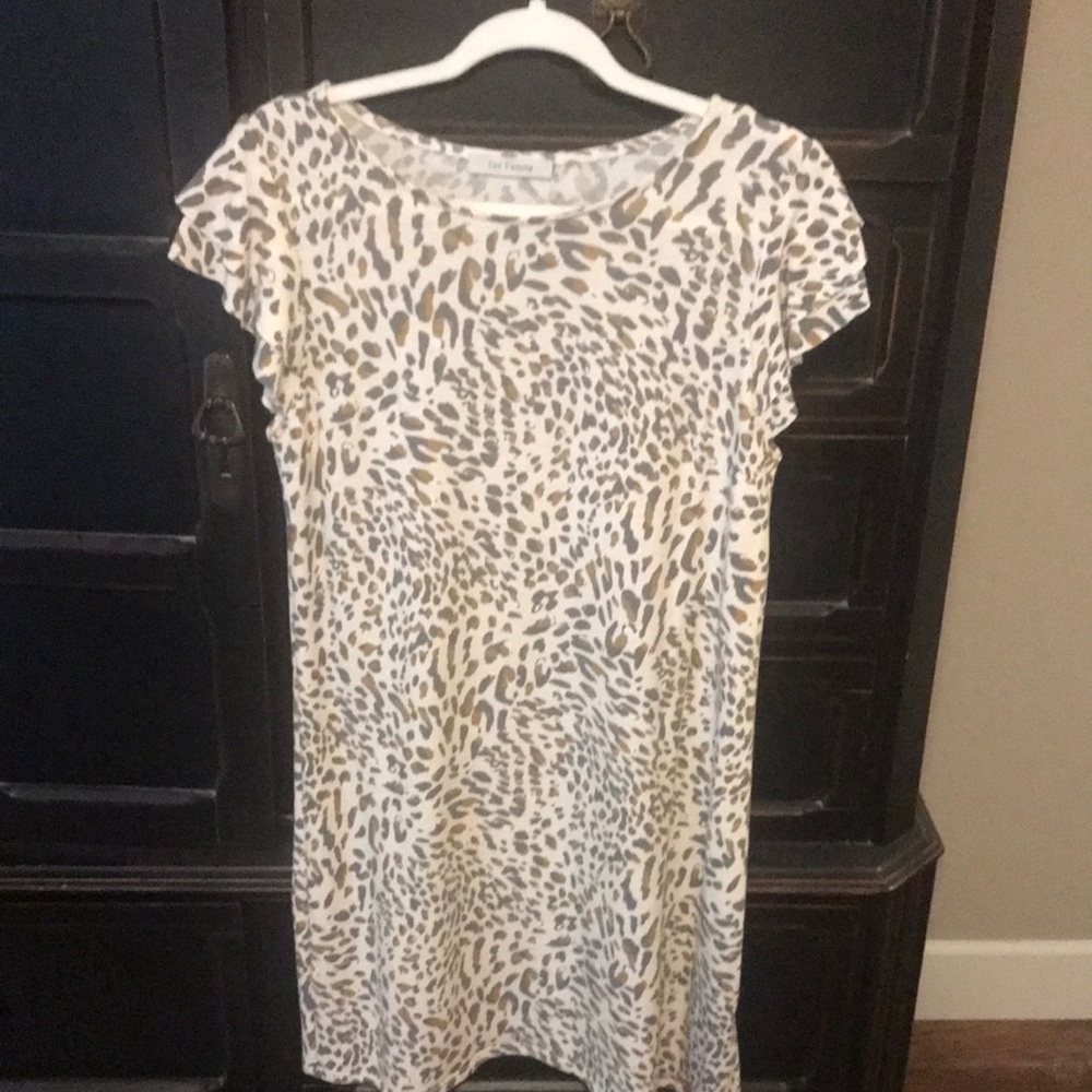 Cheetah print dress